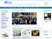 Tablet Screenshot of citizenaction-il.org